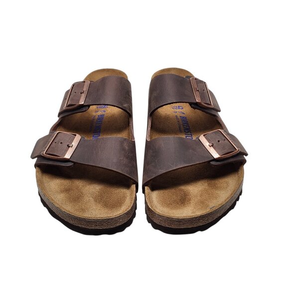 Birkenstock Arizona Soft Footbed Sandals in Brown Men's Size 42 EU 9-9.5 US - Picture 6 of 8